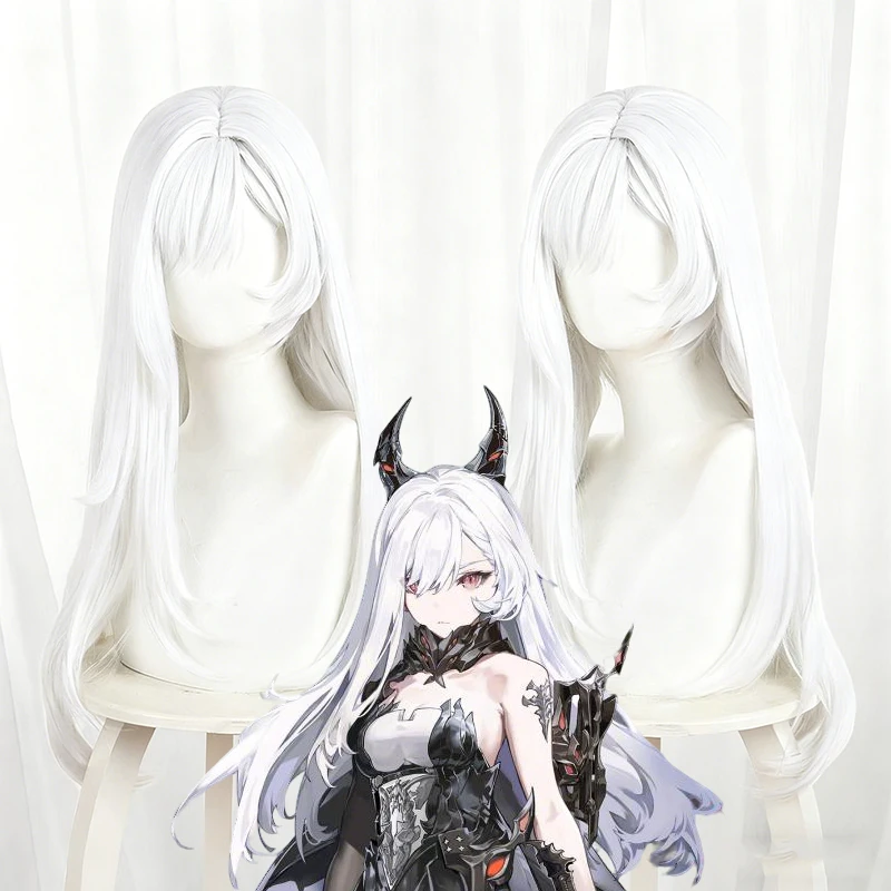 Duet Night Abyss: Berenica | White Long Heat-Resistant Synthetic Wig Cosplay