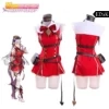 Umamusume Pretty Derby: Gold Ship | Red Dress Cosplay Costume