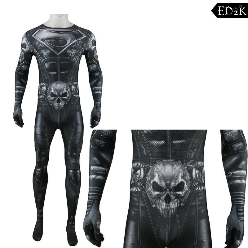 Dark Night: Metal Superman (The Devastator) | Spandex Bodysuit Cosplay Costume