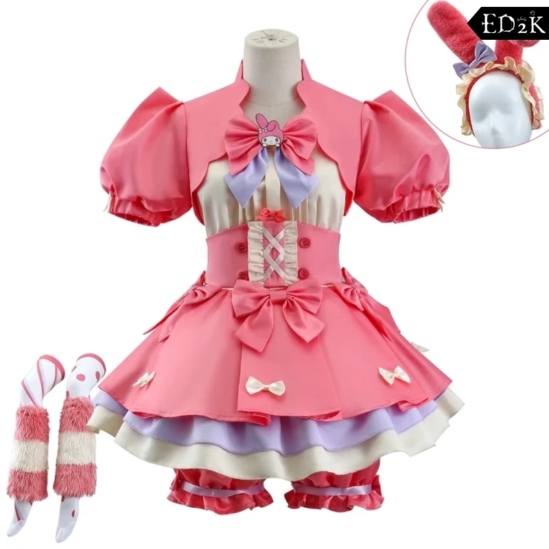 Alternative view of Identity V: Lilly Barrier | Cheerleader Cosplay Costume Set