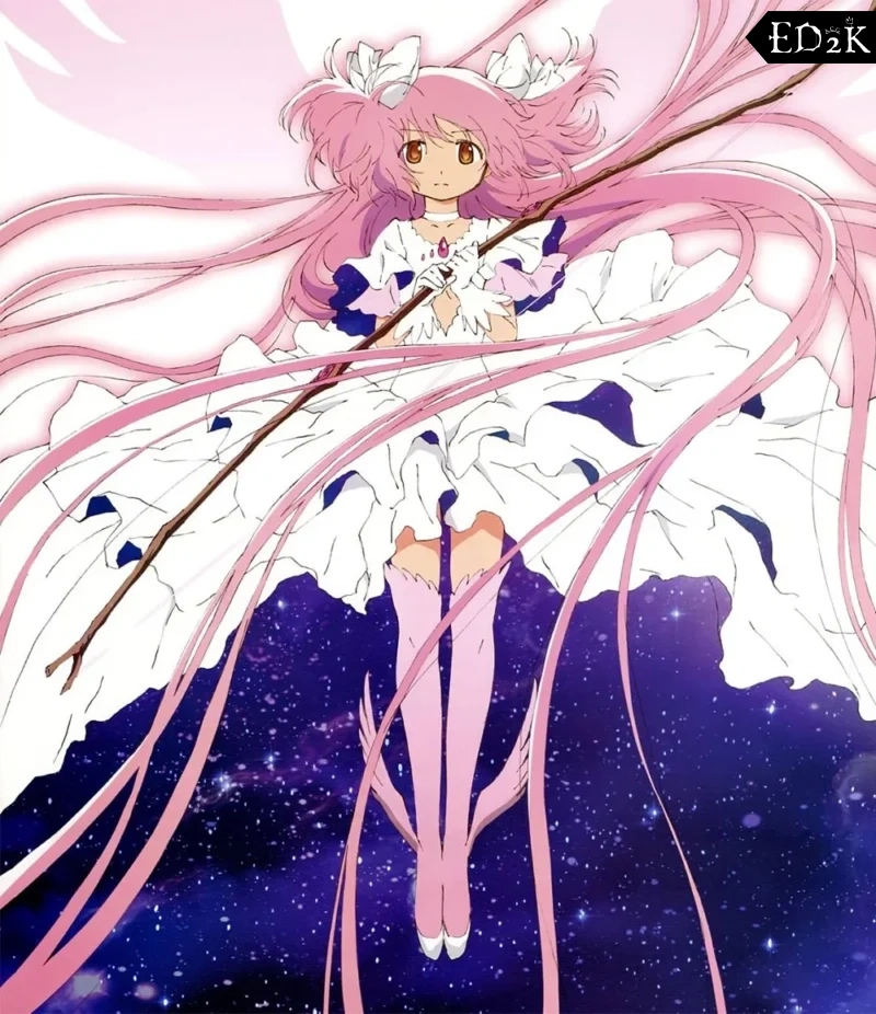 Puella Magi Madoka Magica: Madoka Kaname | White Uniform Cosplay Costume Set