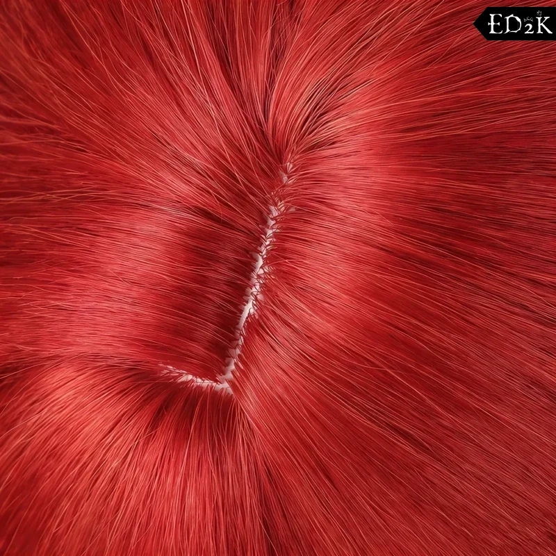 GACHIAKUTA: Li Glaze | Red Braided Heat-Resistant Wig Cosplay