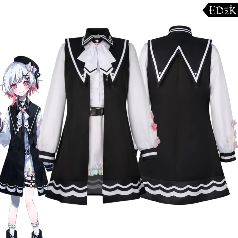 Magical Girl Witch Trial: Sakuraba Ema | Black Witch-Themed Costume Cosplay