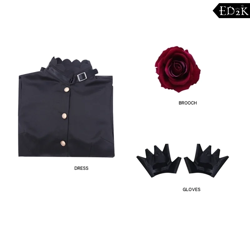May I Ask For One Final Thing: Scarlet | Black Dress Costume Cosplay