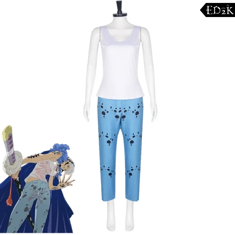 One Piece: Trafalgar Law | Blue Coat Cosplay Costume