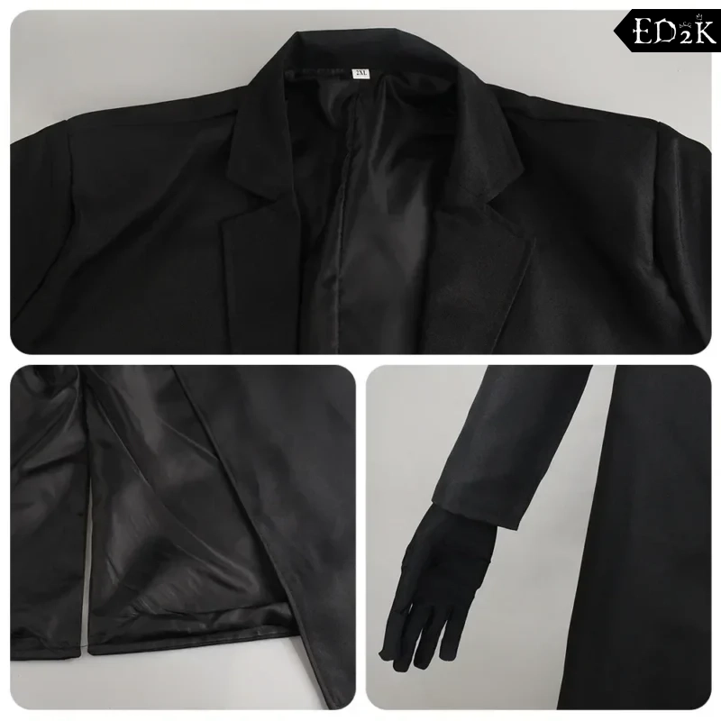 Bungo Stray Dogs: Dazai Osamu | Black Trench Coat and Suit Cosplay Costume Set