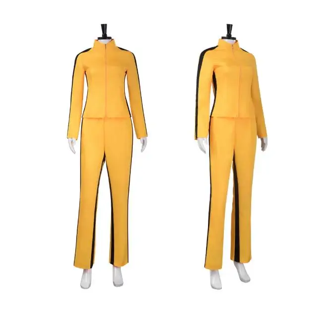 Alternative view of Kill Bill Vol.1: The Bride (Vernita Green) | Yellow Jumpsuit Cosplay Costume