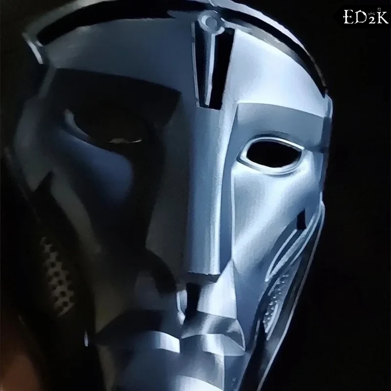 Alternative view of Delta Force: Ghroth | 3D Printed Mech Helmet Cosplay Props