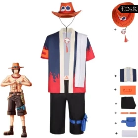One Piece: Portgas D. Ace | Marine Uniform Cosplay Costume