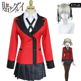 Kakegurui: Kirari Momobami | Hyakkaou Private School Uniform Cosplay Costume Set