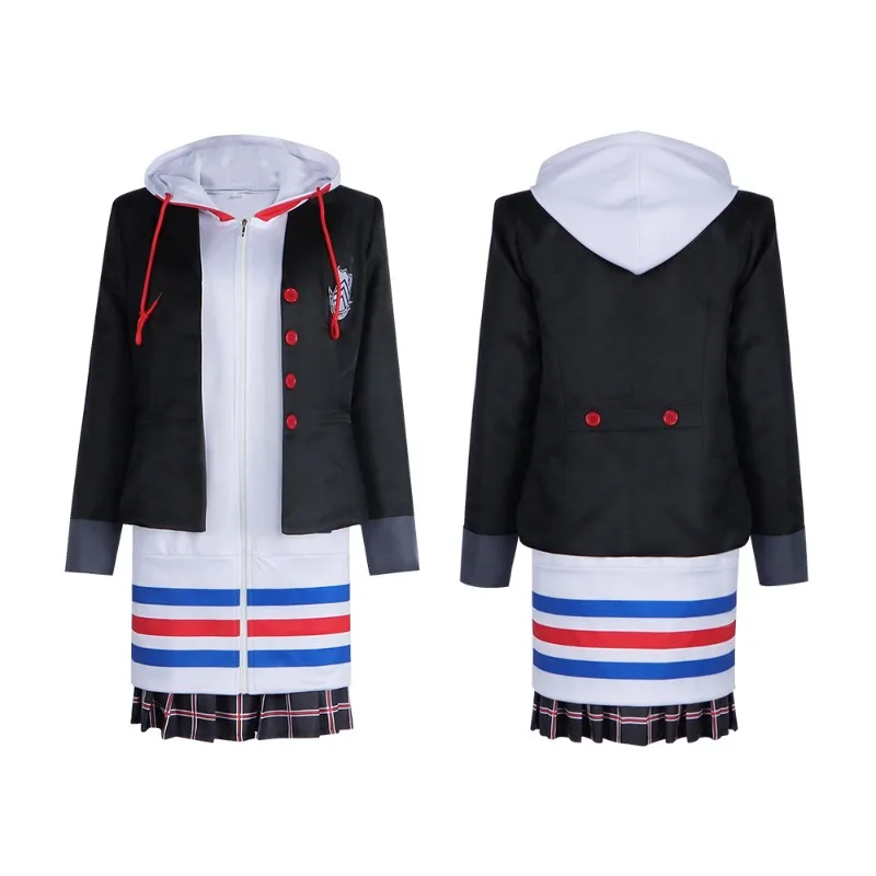 Alternative view of Persona 5: An Takamaki | School Uniform Cosplay Costume
