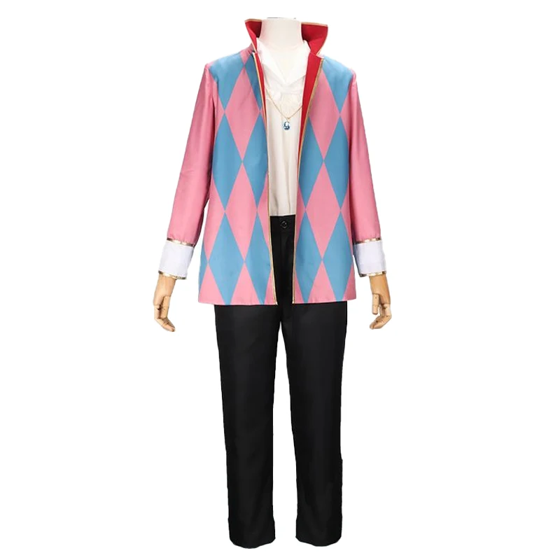 Alternative view of Howl's Moving Castle: Howl Pendragon | Pink Cosplay Costume Set
