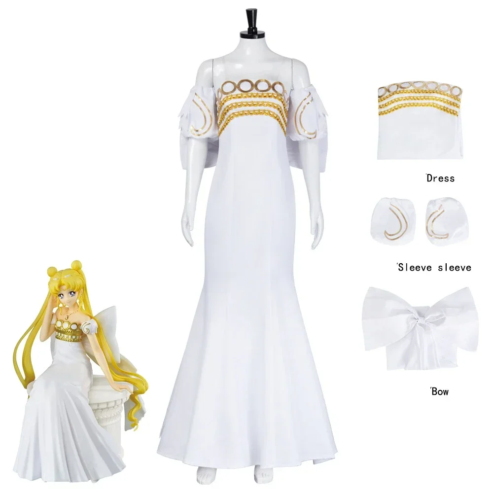 Sailor Moon: Tsukino Usagi | White Cosplay Costume
