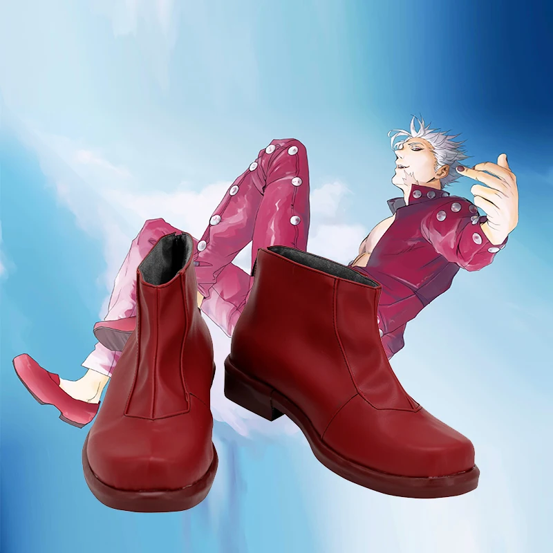 The Seven Deadly Sins: Ban | Red Cosplay Shoes