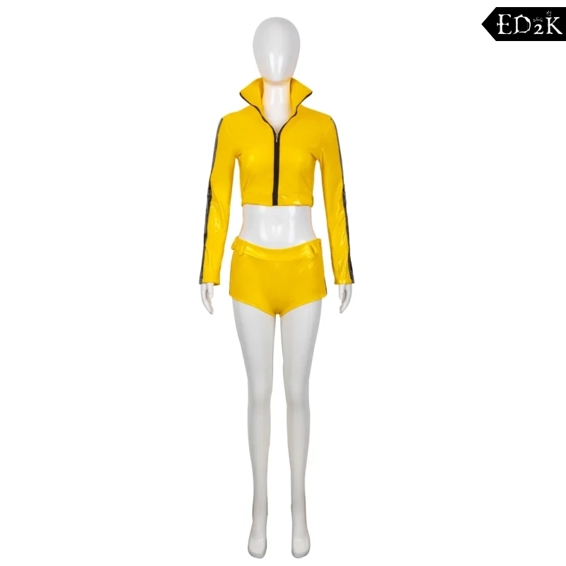 Alternative view of Kill Bill: The Bride | Yellow Jumpsuit Cosplay Costume