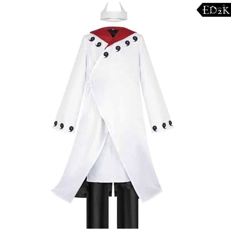 Naruto: Uchiha Madara | White Coat Cosplay Costume Set