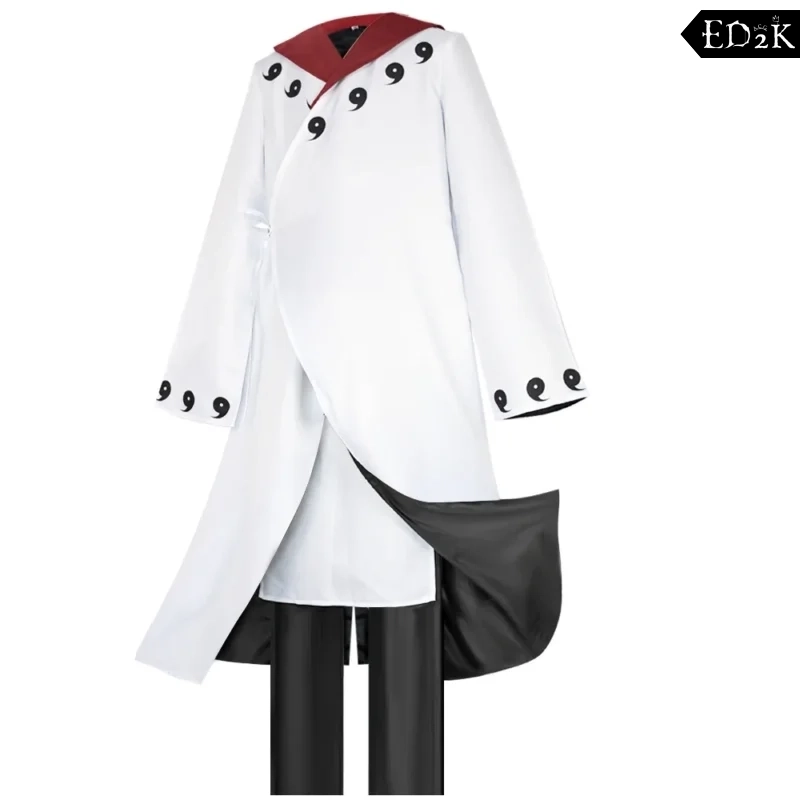 Naruto: Uchiha Madara | White Coat Cosplay Costume Set