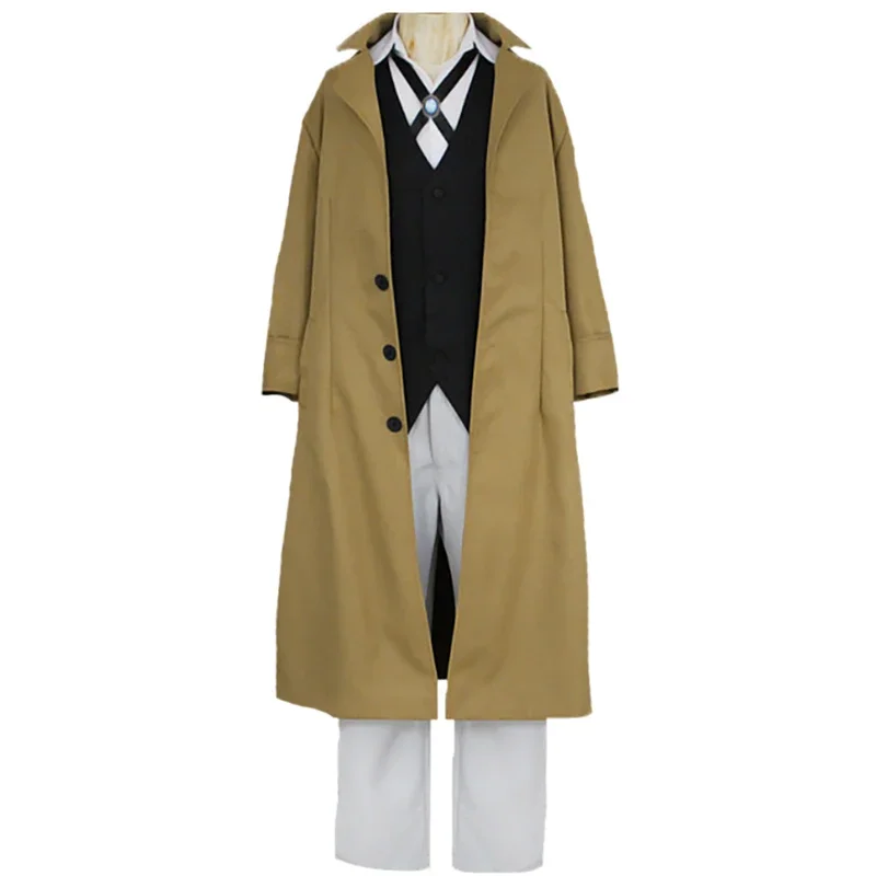 Alternative view of Bungo Stray Dogs: Dazai Osamu | Brown Costume Set Cosplay