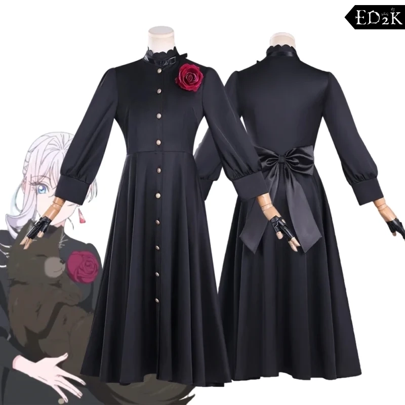 May I Ask For One Final Thing: Scarlet | Black Dress Costume Cosplay