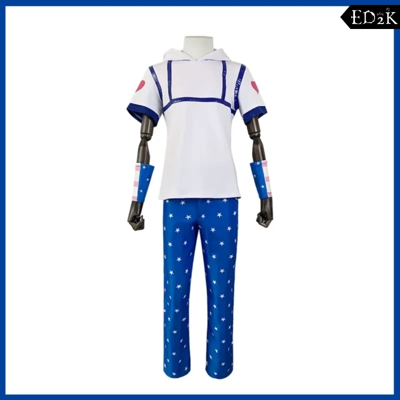 Alternative view of JoJo's Bizarre Adventure: Steel Ball Run | Johnny Joestar Racing Suit Cosplay Costume Set