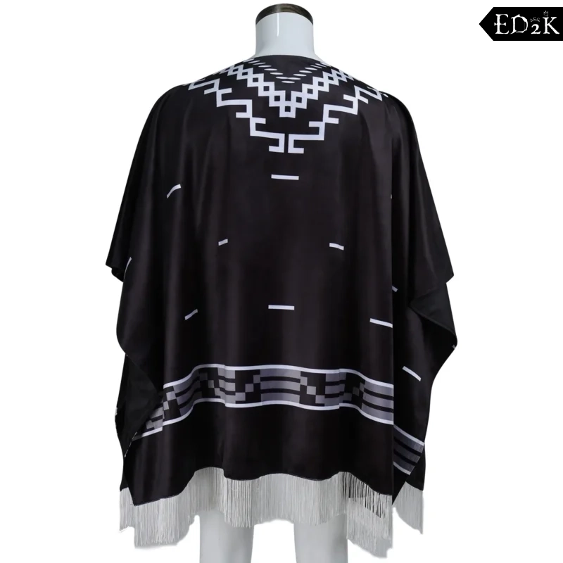 Per un pugno di dollari (A Fistful of Dollars): Clint Eastwood | Black Cowboy Poncho Costume Cosplay