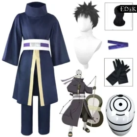 Naruto: Uchiha Obito | Blue Cosplay Costume Set