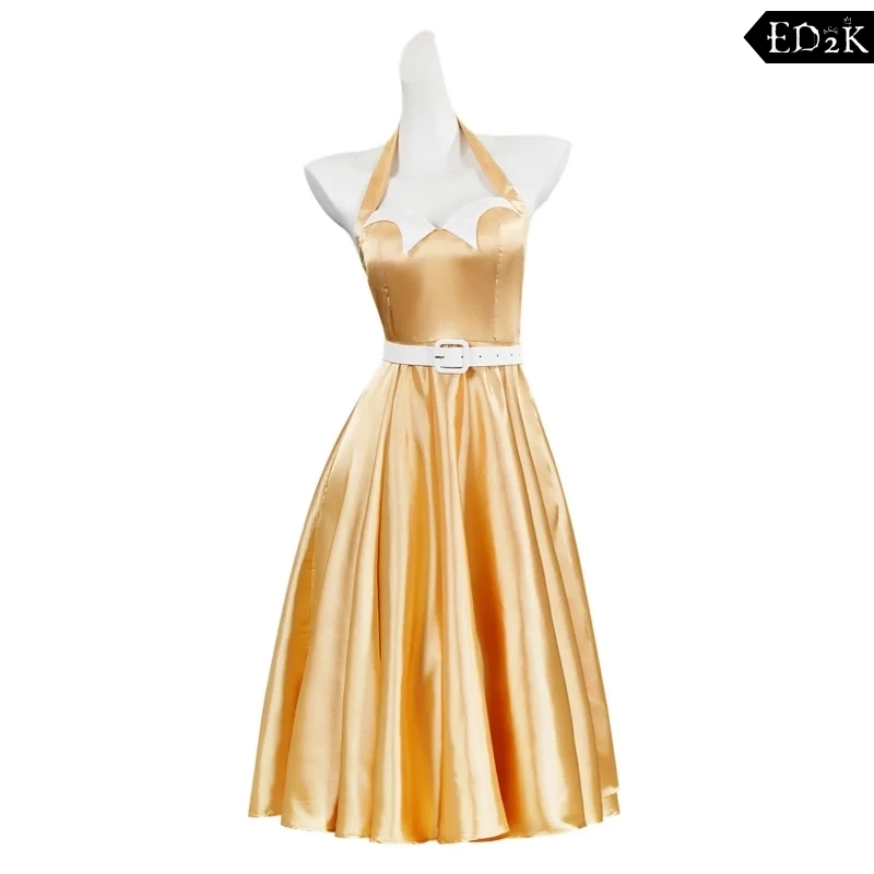 Alternative view of Doctor Who: Belinda Chandra | Vintage Yellow Costume Cosplay