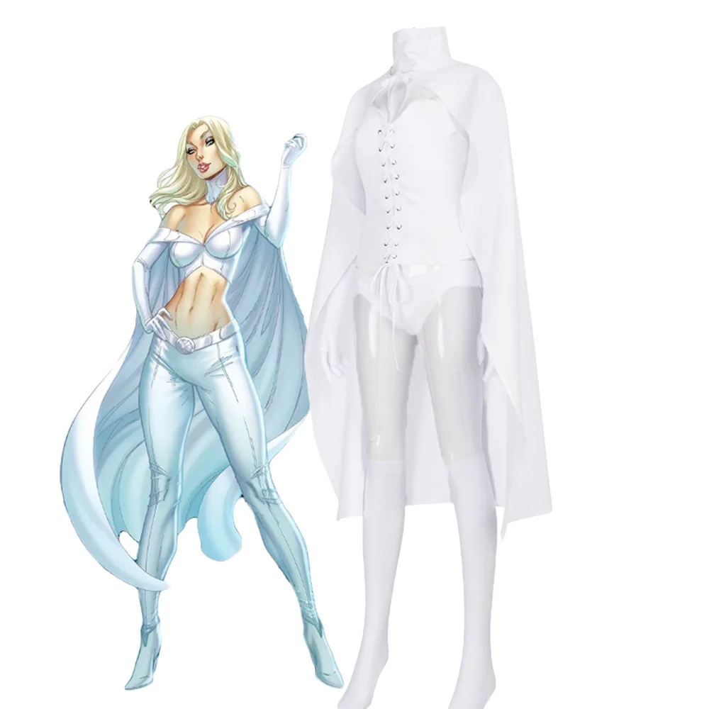 Uncanny X-Men: Emma Grace Frost | White Queen Cosplay Costume