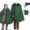 The Lord of the Rings X The Hobbit: Bilbo Baggins | Green Generic Hobbit Costume Cosplay