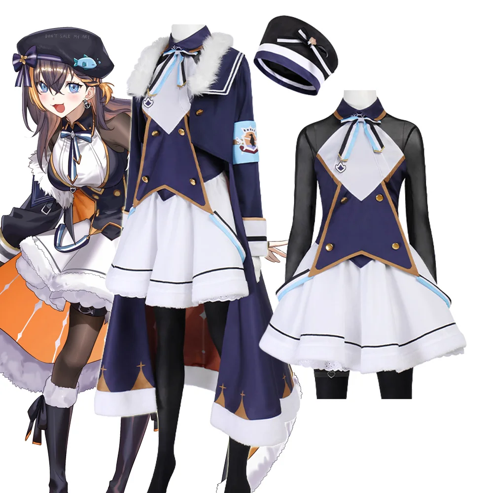 VTuber: Nijisanji Petra Gurin | Sailor Uniform Cosplay Costume