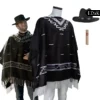 Per un pugno di dollari (A Fistful of Dollars): Clint Eastwood | Black Cowboy Poncho Costume Cosplay