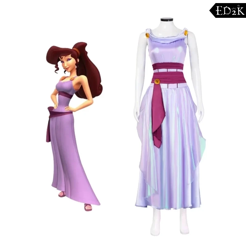 Alternative view of Hercules: Megara | Purple Cosplay Costume
