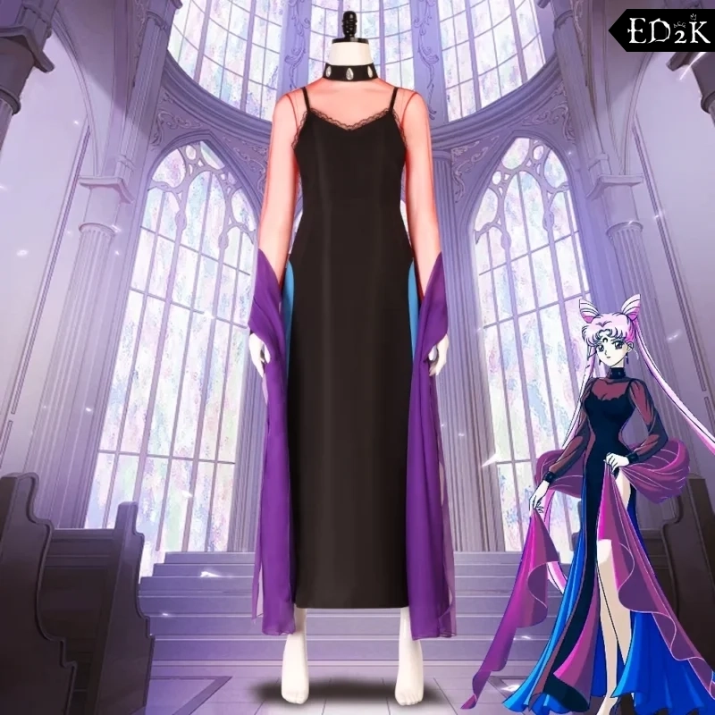 Alternative view of Sailor Moon: Queen Serenity | Black Lady Cosplay Costume