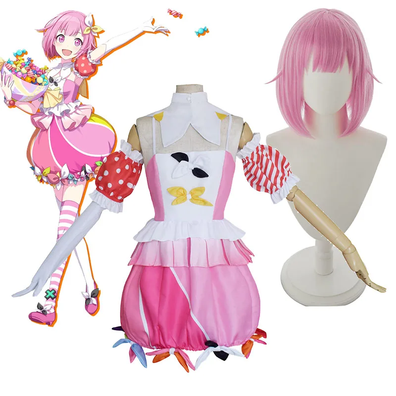Project SEKAI: Wonderlands × Showtime: Otori Emu | Pink Cosplay Costume Set
