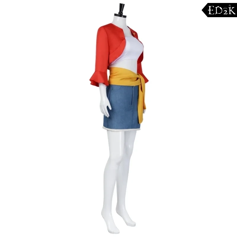 Alternative view of One Piece: Monkey D. Luffy | Red Cosplay Costume