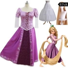 Tangled: Rapunzel | Purple Cosplay Costume Set