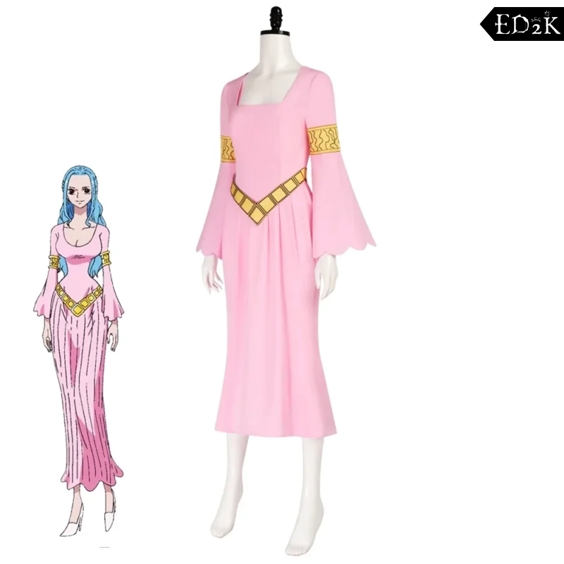 One Piece: Nefertari D. Vivi | Pink Princess Cosplay Costume
