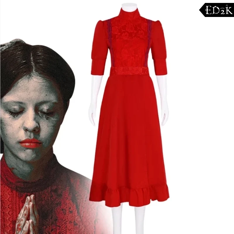 Pearl: Mia Goth | Red Dress Costume Cosplay