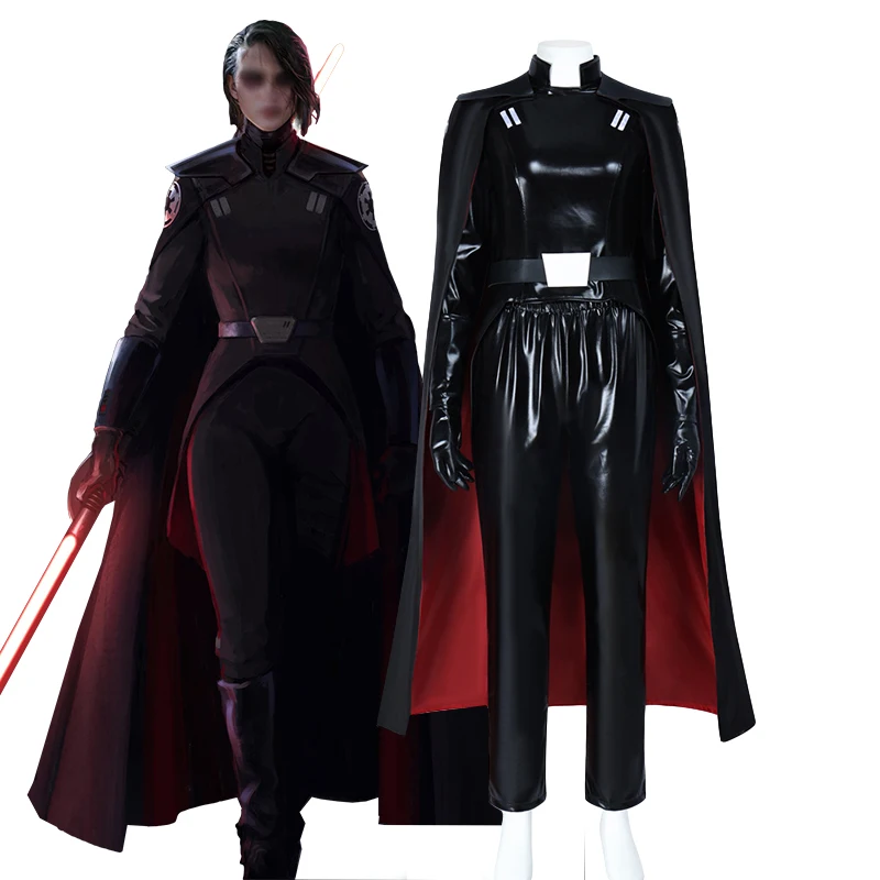 Star Wars: Olana Chion | Black Trilla Suduri Sith Costume Cosplay