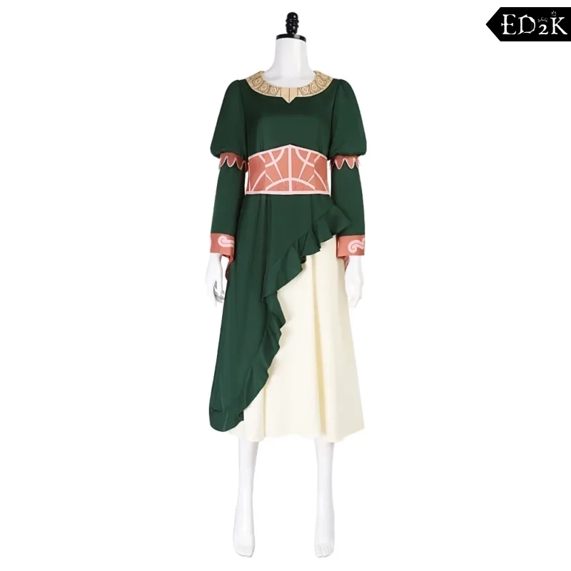 Alternative view of The Lord of the Rings: Princess Hera | Green Cosplay Costume