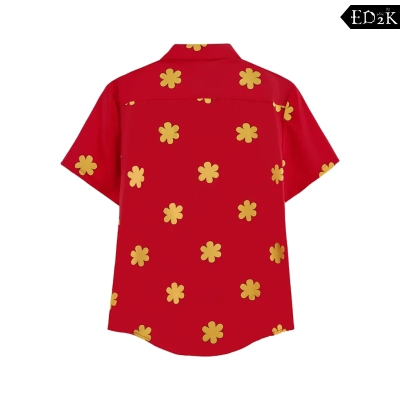 Family Guy: Glenn Quagmire | Red Cosplay Button-Up Shirt
