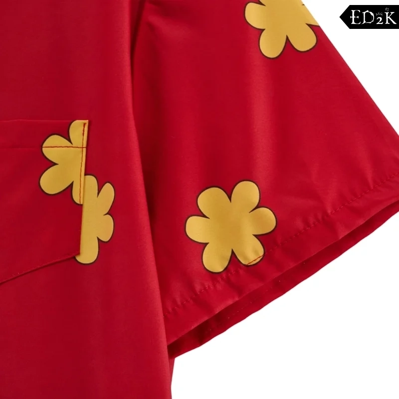 Family Guy: Glenn Quagmire | Red Cosplay Button-Up Shirt