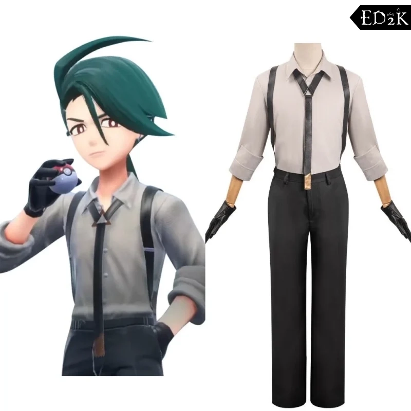 Pokémon Horizons: The Series:Rika | Black White Cosplay Costume
