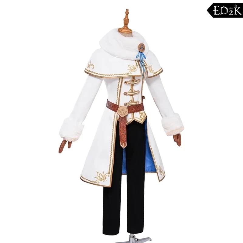 Legend of Zelda: Princess Zelda | White Winter Princess Warrior Cosplay Costume