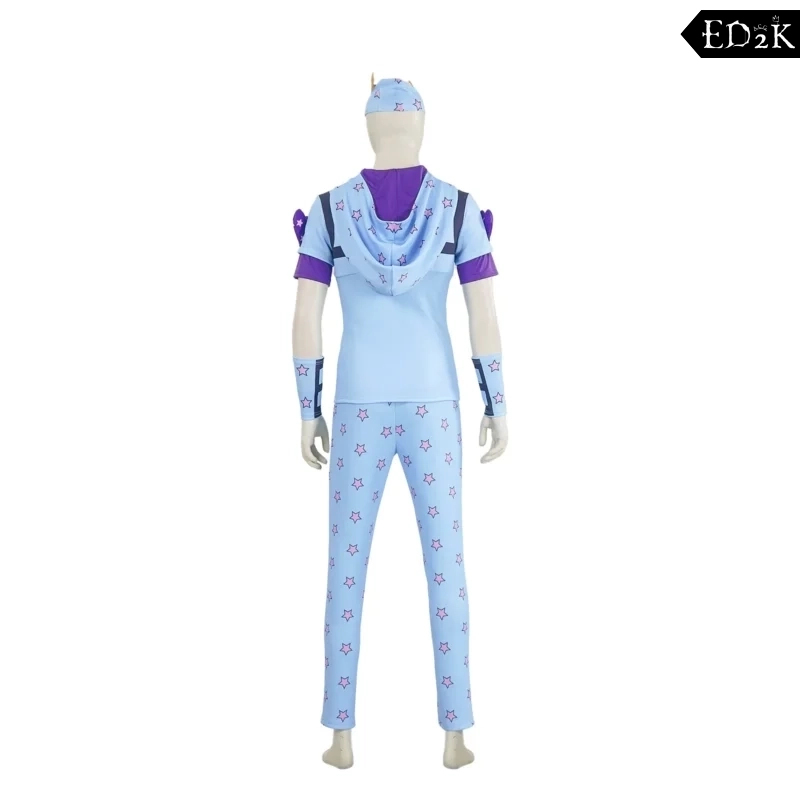 JoJo's Bizarre Adventure: Jonathan Joestar (Johnny Joestar) | Blue Cosplay Costume