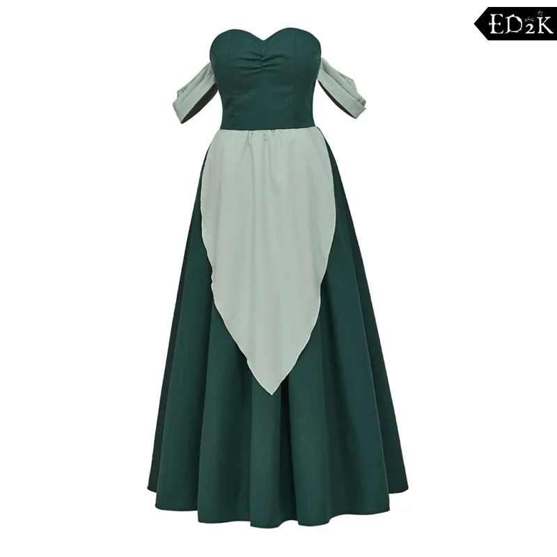 Beauty and the Beast: Belle | Red/ Yellow / Green Cosplay Costume
