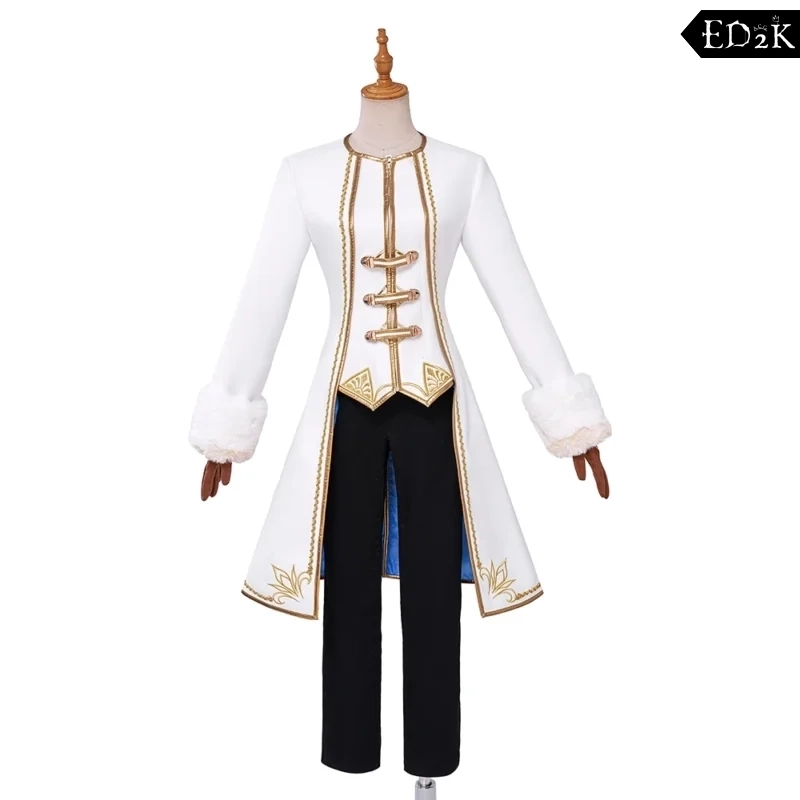 Alternative view of Legend of Zelda: Princess Zelda | White Winter Princess Warrior Cosplay Costume