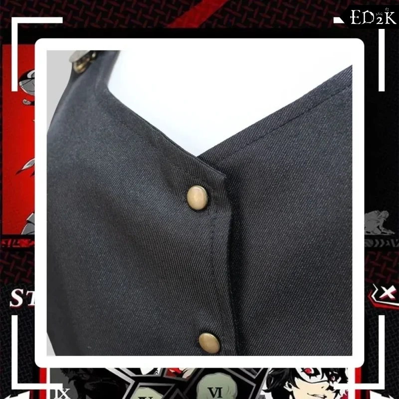 Persona 5: Makoto Niijima (Queen) | Black White School Uniform Cosplay Costume