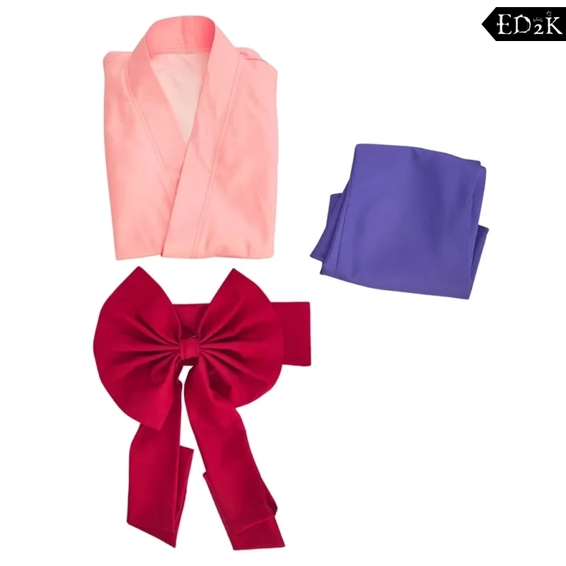 Gyakuten Saiban (Ace Attorney): Maya Fey | Purple Pink Spirit Medium Cosplay Costume