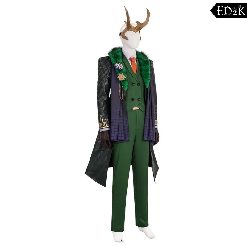 Alternative view of Marvel : Thor Loki Odinson | Green Cosplay Costume